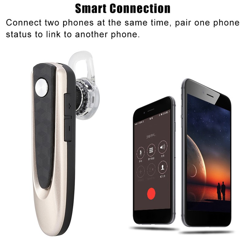 Fineblue HF68 Stereo Wireless Business BT4.1 Headset Earpiece Ultra long
