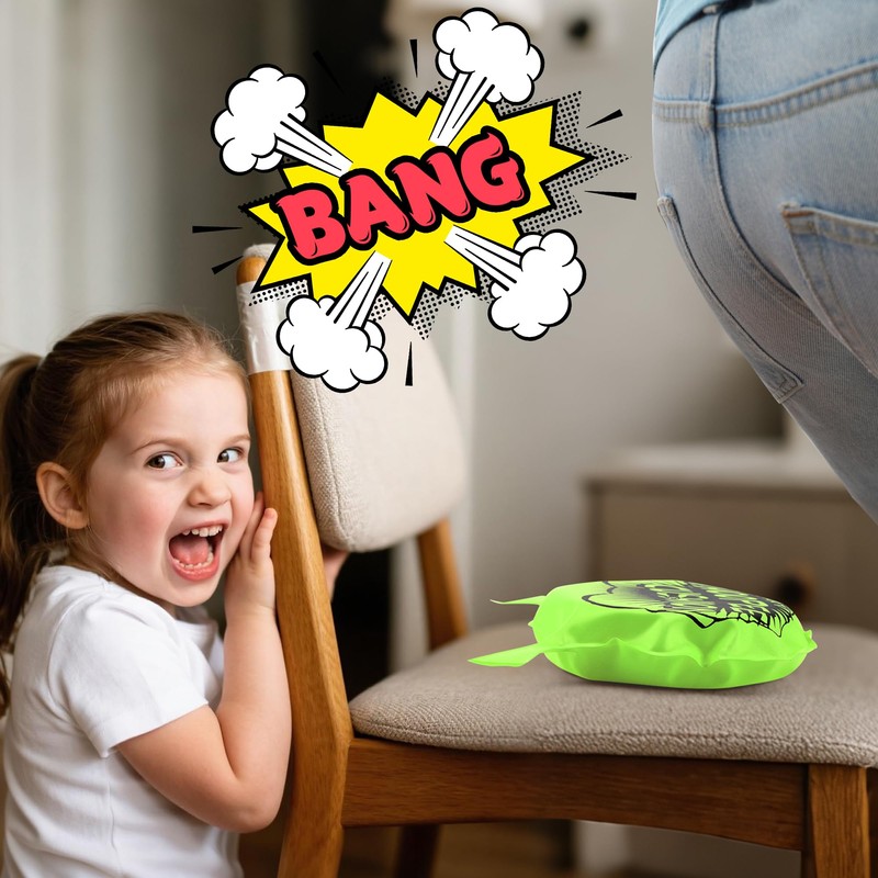 Self Inflating Whoopie Cushion, 6" Woopie Cushion, Woopy Pad for