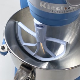 New Metro Design KA-6L Plastic Beater Blade works w/ most KitchenAid 6 Qt Bowl-Lift Stand Mixers, Grey