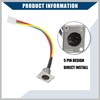 RATCHROLL Outer/Winch Socket Connector Assembly with Rubber Cover Dust Cover