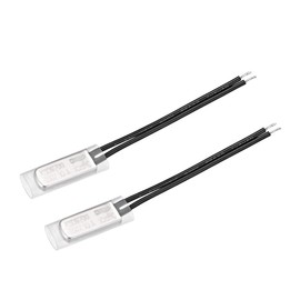 uxcell KSD9700 Thermostat, 105℃ Normally Close Temperature Switch Thermal Switch, N.C 10A Metal Temperature Controller 2pcs