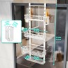 HapiRm 4 Tier Over the Door Shower Caddy, Hanging Shower