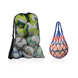 Vaskula Extra Large Ball Net Ball Storage Ball Net for 10 Balls with Drawstring Mesh Bag Ball Bag Football for Football Basketball Handball Volleyball (75 x 100 cm)