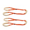 2Pcs Dog Back Legs Support Harness Soft Coral Velvet Adjustable