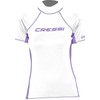 Cressi Women's Rash Guard Short-Sleeved Jersey Made of Elastic Fabric