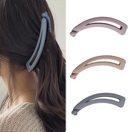 Bananen Haarspangen 3 Stück Groß Vintage Bananenspange Fisch-Clips Langes Haar Pferdeschwanz Halter Haar-Klammer Groß Dickes Haar Banana Clip Thick Hair für Damen und Mädchen