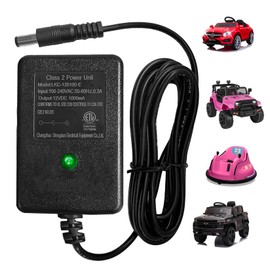 12V Universal Battery Charger for Ride On Toys ETL Listed,Power Wheel with Parents Remote Control Car Class 2 Power Unit