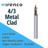 wirenco (Cut by The Foot) 4/3 Metal Clad (MC) Cable