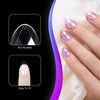 3D Diamond Medium Wide Stieltto Nail Extensions Tips, 140PCS Press