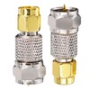 BOOBRIE RF Coaxial Antenna Adapter SMA Male to F Male