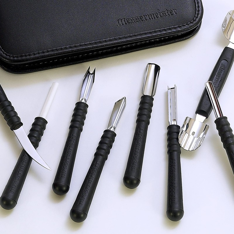 Messermeister 9-Piece Garnishing Tool Set - Most-Used Fruit, Vegetable, Garnishing