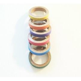 2 3/4" Bagel Rings Bird Toy Parts 12 Pieces
