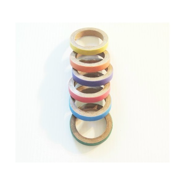 2 3/4" Bagel Rings Bird Toy Parts 12 Pieces