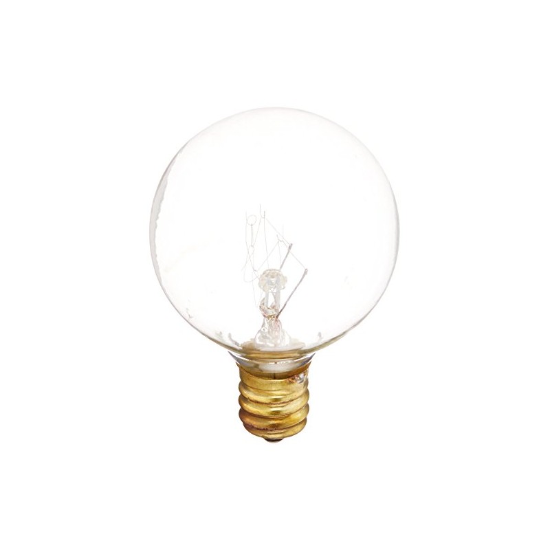 Bulbrite Incandescent G12 Candelabra Screw Base (E12) Light Bulb, 10