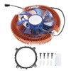 ciciglow CPU Cooling Fan with Dynamic Lighting for LGA 775