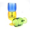 Yalin Set of 6 Unbreakable 12 oz Acrylic Plastic Wine