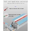 DIN Rail Terminal Block, CTRICALVER Terminal Block Kit, 10 Pieces