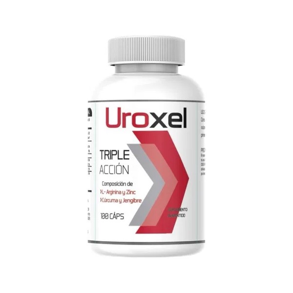 Uroxel L-arginina Apoyo Para Próstata Suplemento 100 Caps Sabor Sin