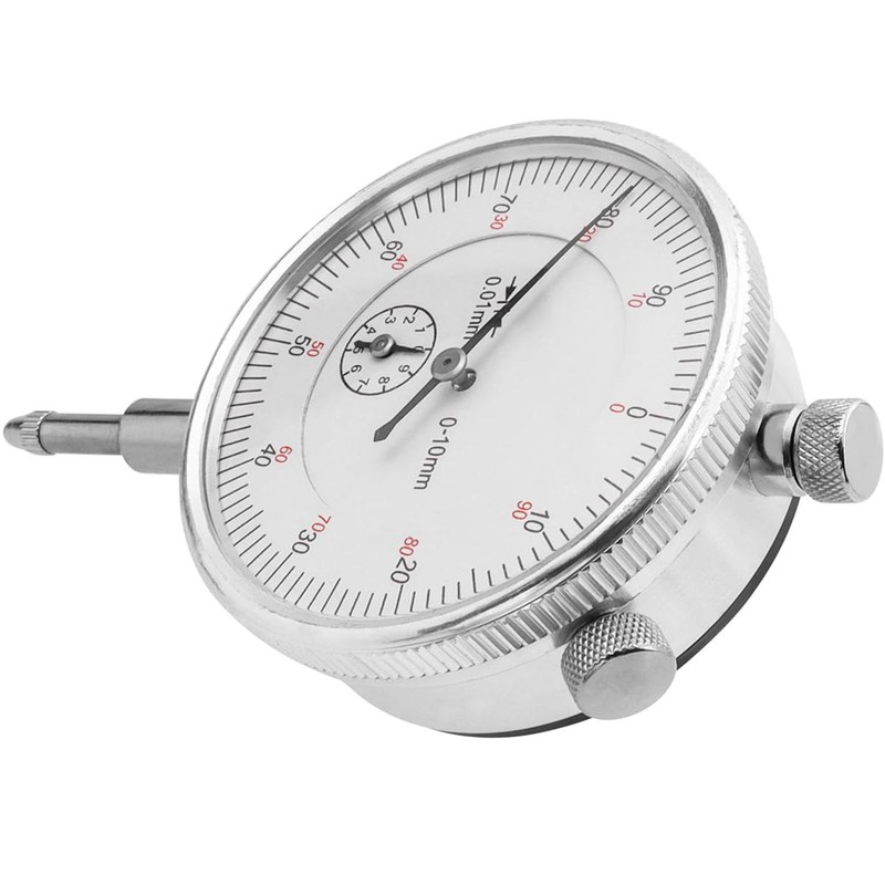 Gasea Metric Dial Indicator 0-10mm with 0.01mm Precision Resolution Test