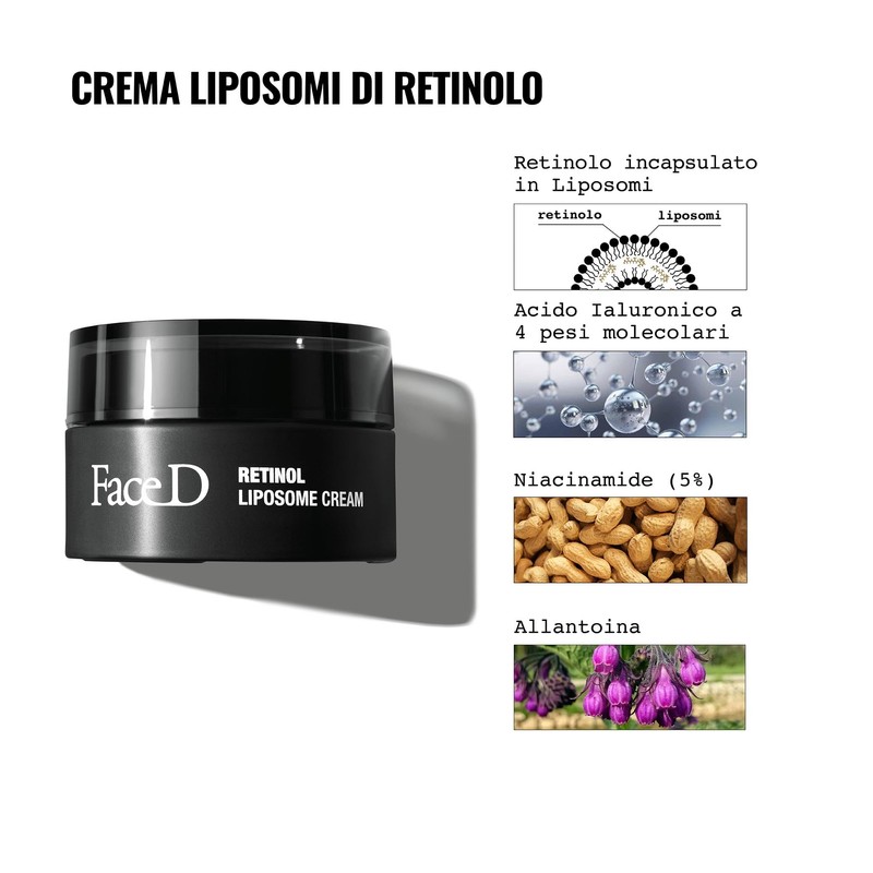 Face D - Retinol Liposome Cream, 50 ml