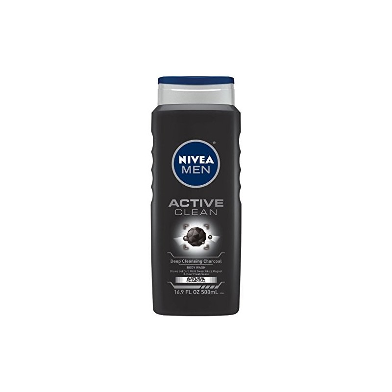 Nivea For Men Active Clean Body Wash - 16.9 oz