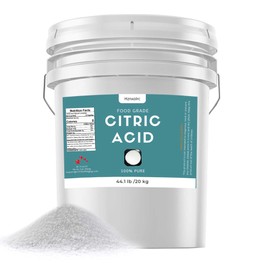 44.1 lb Citric Acid Powder Food Grade, Citric Acid for Canning, 100% Pure, Natural Preservative, Ideal for Cooking and Baking, Citric Acid for Cleaning & DIY Bath Bombs