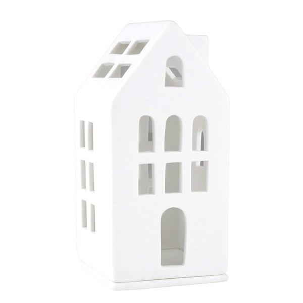 Unbekannt Living Mini Maison Lumineuse 6 x 6 x 13 cm Blanc