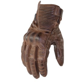 Trilobite Café Women's Motorcycle Gloves (Brown, S)