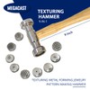 Texturing Hammer with 9 Interchangeable Faces