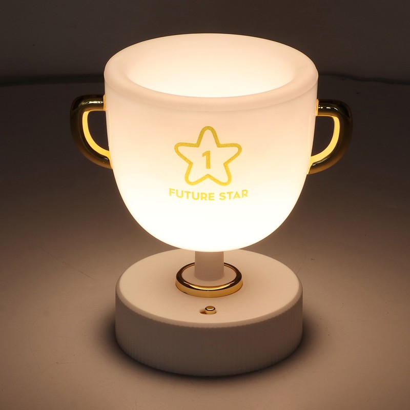 Pen Holder Trophy Night Light USB Charging Bedroom Bedside Mood