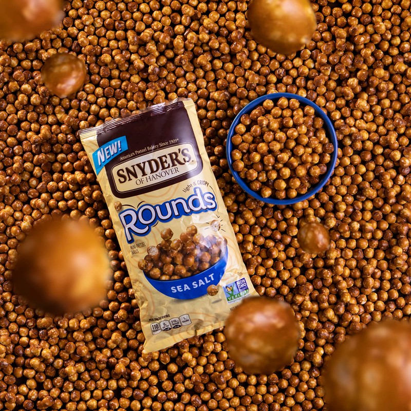 Snyder's of Hanover Pretzels, Rounds, Sea Salt, 3.5 Oz (Pack