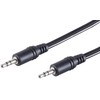 1aTTack.de 1 x 0.5 m Black 3.5 mm Jack Cable