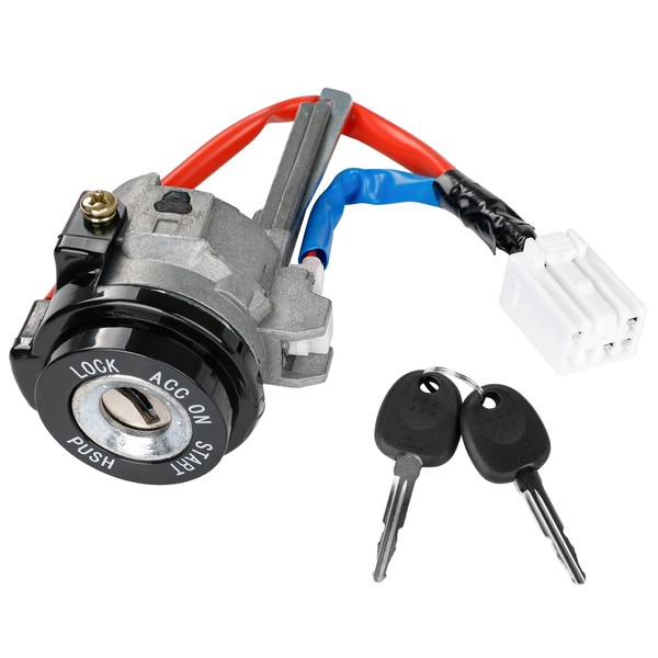 WMPHE Ignition Switch Lock Cylinder wth 2 Keys Replacement for