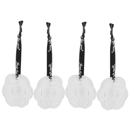 ULTECHNOVO 4Pcs Flower Shaped Closet Freshener Home Aromatherapy Scent for Wardrobe Car Bedroom Unique Design for Odor Elimination Elegant Ambiance