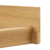 Relaxdays Wooden Document Filing Tray, Stackable, DIN A4 Letter Rack,