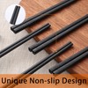 10 Pairs Fiberglass Chopsticks, Reusable Alloy Chop Sticks Non-slip Chopsticks,