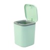 Vababa Mini Waste Can, 2 L/0.5 Gallon Push-Button Trash Can