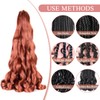 French Curly Braiding Hair,Loose Wavy Pre Stretched Synthetic Spiral Curly