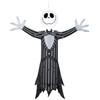 Gemmy Airblown Inflatable Hanging Jack Skellington, black