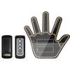 ISUNMEA Car Finger Light with Remote, Yellow Led Hand Gesture