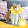 Cat Neck Brace, Adjustable Waterproof Cat Collar, Soft Sunflower Lick