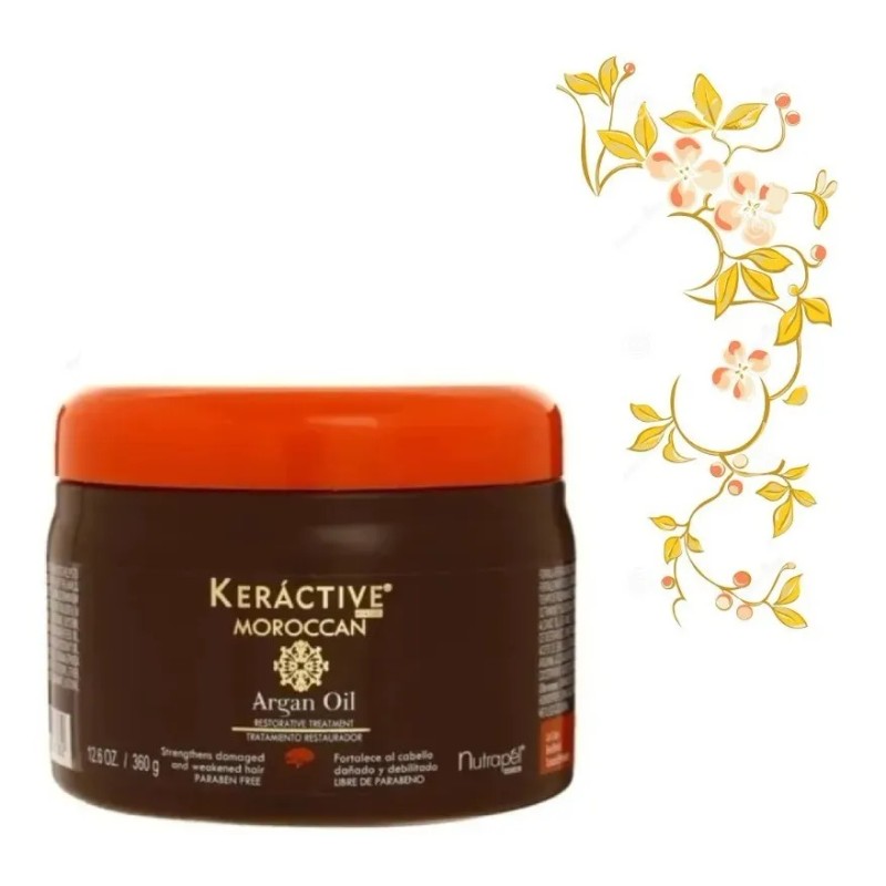 Mascarilla Argan Nutrapel Keractive Moroccan Parabenos