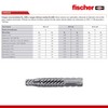 fischer Universal Plug UX 50 Plugs, 10x60 cm, Gray