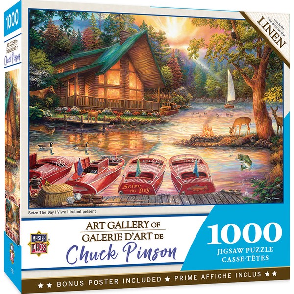 MasterPieces 1000 Piece Jigsaw Puzzle for Adults, Family, Or Kids - Seize The Day - 19.25"x26.75"