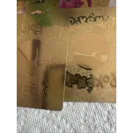 Pokémon 4 V Vmax Gx Gold Foil Fan Artset NM