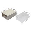 Obstnny Plastic Storage Drawer Unit, Stacking Storage Bin, 2 Packs,