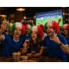 Peluca Tricolor México Mundial Para Fiestas Y Disfraces