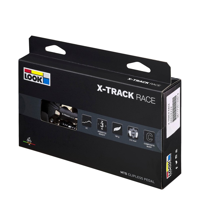 LOOK Cycle - X-Track Race MTB-Pedale - Kompatibel mit Standard-SPD-Mechanismus