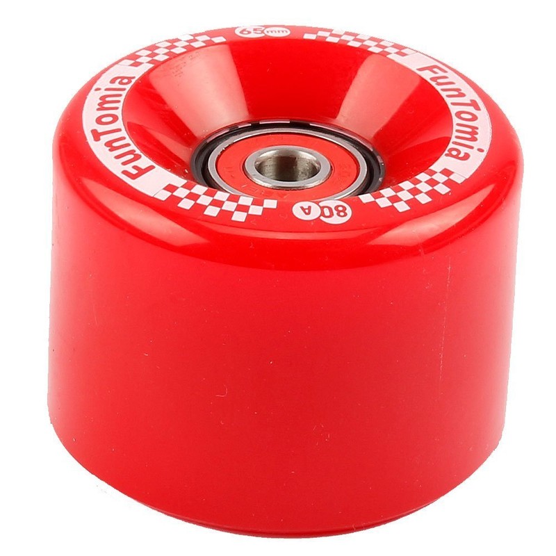 FunTomia Pack of 4 Longboard/Skateboard/Mini Board Wheels (Big Wheels) in
