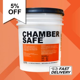 US Fireplace Products Chamber Safe - 5 Gallon Mortar Mix, Brick Mortar Repair, Brick Mortar Mix Resistant to Temperatures up to 2650 degrees F, Ideal for Repairing Block,Stone,Clay